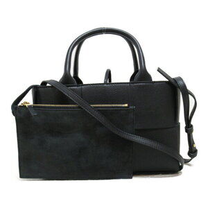 Bottega Veneta Arco Tote Bag Calfskin Leather Black